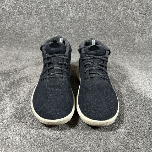 Allbirds WRU Wool Runner Up Mizzle Black Mid Top Running Shoes Women's Size 9 - Picture 3 of 11